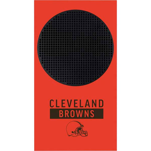 NFL Cleveland Browns Orange Performance Series Xbox Series S Console Skin
